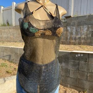 Sheer tank top